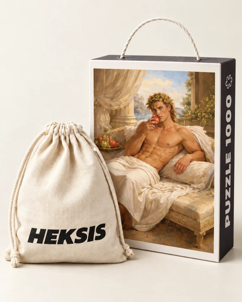 Apollo — Cadeaudoos met papieren handvat en katoenen zak inbegrepen
