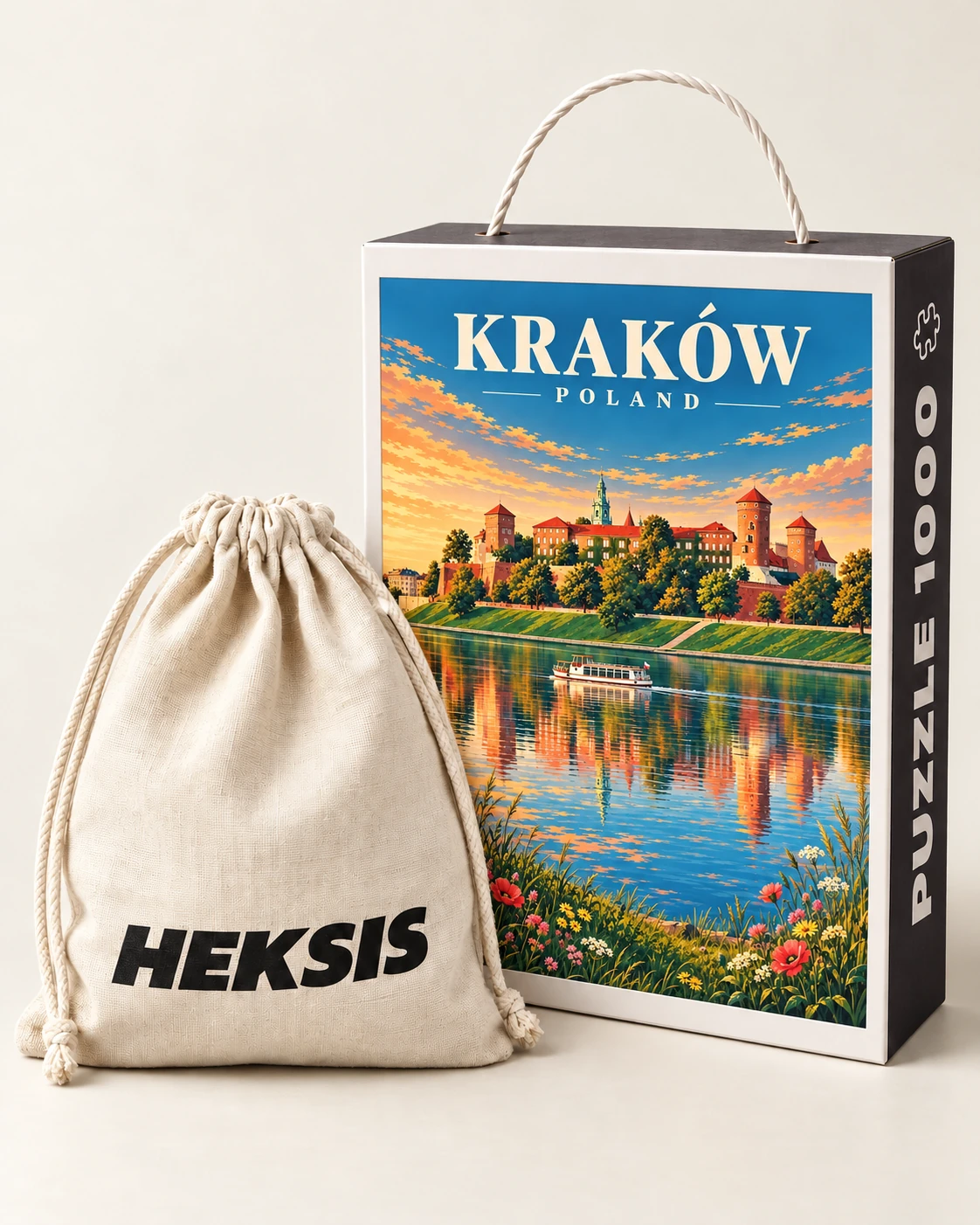 Krakau — Cadeaudoos met papieren handvat en katoenen zak inbegrepen