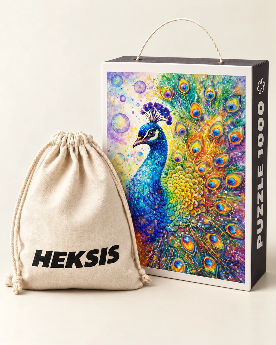 Iris — Cadeaudoos met papieren handvat en katoenen zak inbegrepen