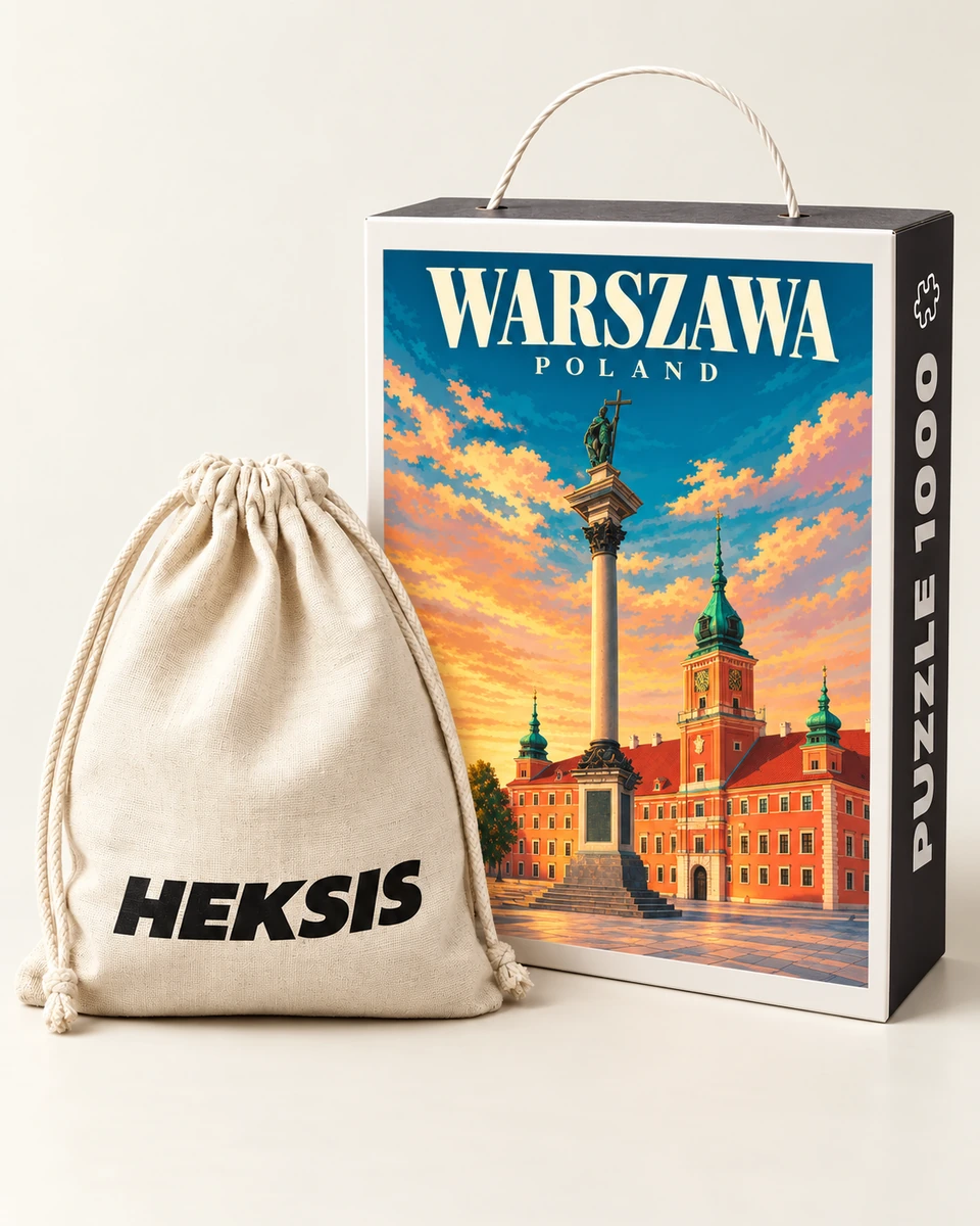 Warschau — Cadeaudoos met papieren handvat en katoenen zak inbegrepen
